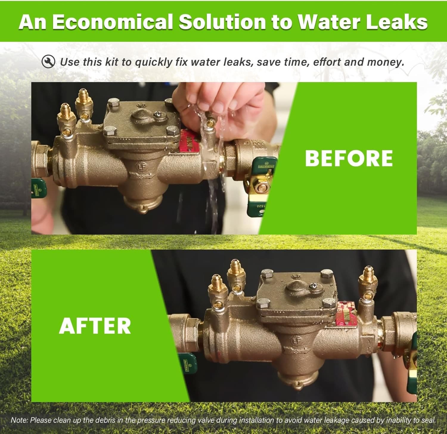 for Watts 1/4-1/2" LF009/009 Reduced Pressure Zone Total ValveRepair Kit 0887298 5