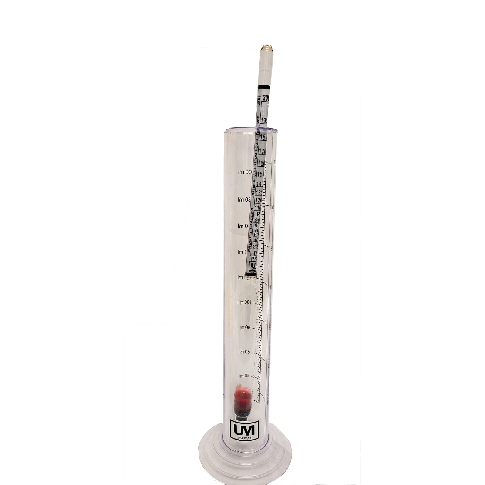 Hydrometer Alcohol Proof and Tralle 0-200 Kit + Test Jar Meter Moonshine Tapper 4
