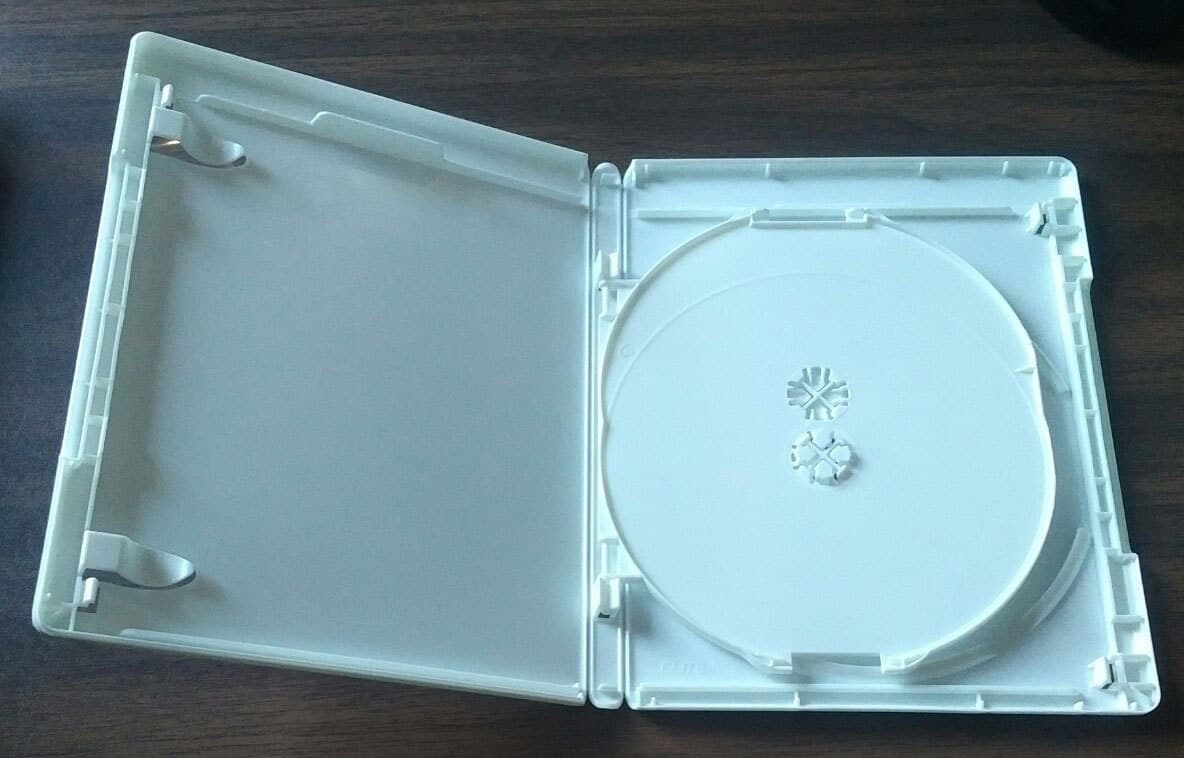 NEW White 2 Pk VIVA ELITE Hold 3 Discs Triple Blu-Ray replacement case Holder