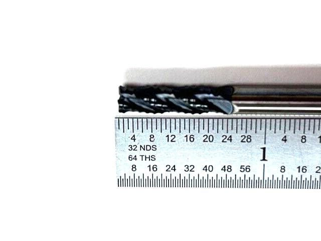 3/16  4 FLUTE ALTIN COAT CARBIDE ROUGHING END MILL 5/8 X 2 OAL HTC 310-4187 3