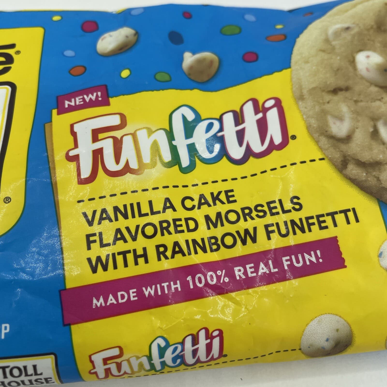Nestle Toll House FUNFETTI Morsels Vanilla Baking Chips 9 oz Bag FREE SHIP 3