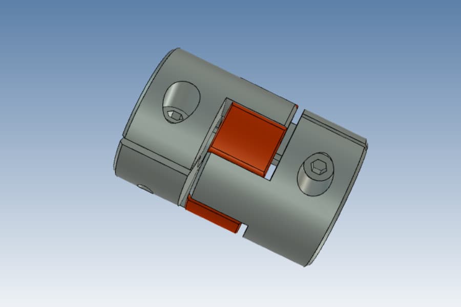 8MM X 9.53MM Flex Jaw Coupler CNC Shaft Spider Stepper Motor Coupling 3/8 3D 6
