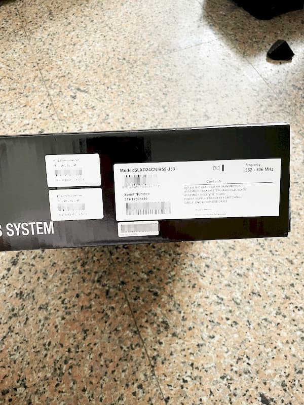 New SLXD4/Beta58A Handheld Wireless Vocal System w/ BETA58 Microphones Express 4