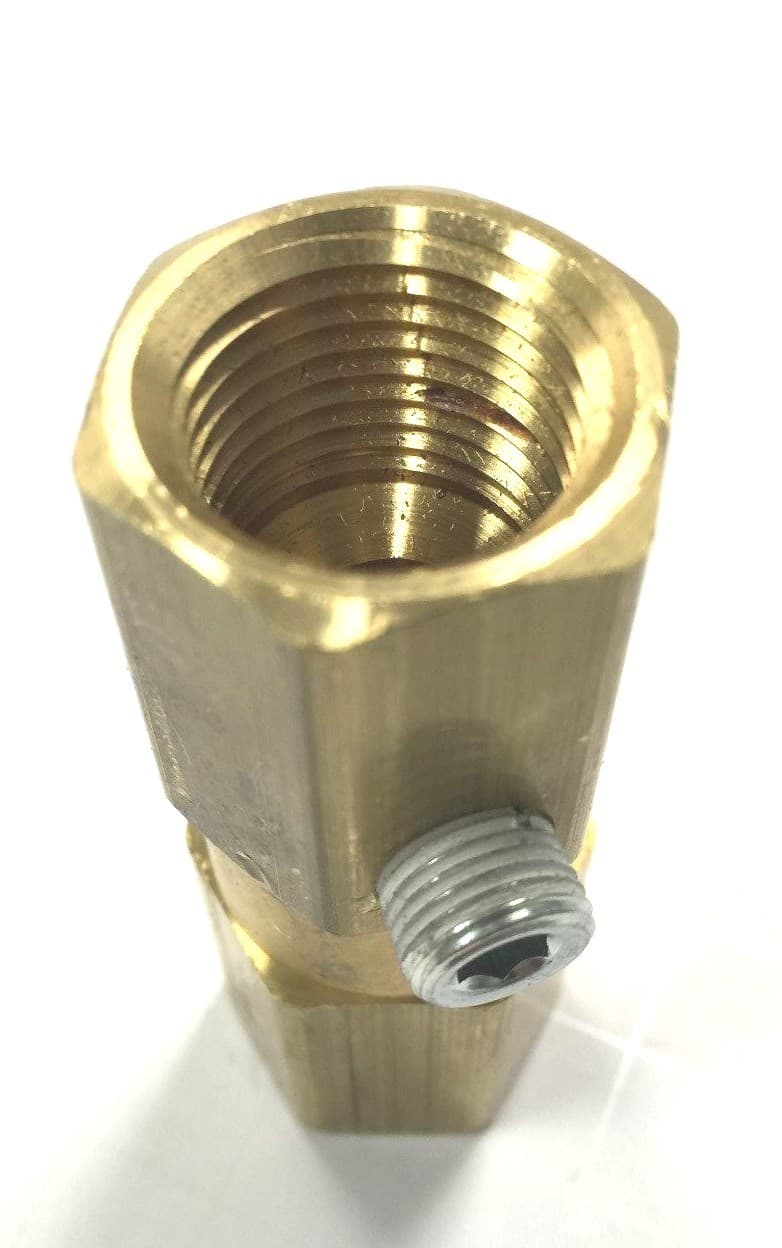 1/2 INCH ONE WAY AIR COMPRESSOR IN LINE CHECK VALVE BRASS 3