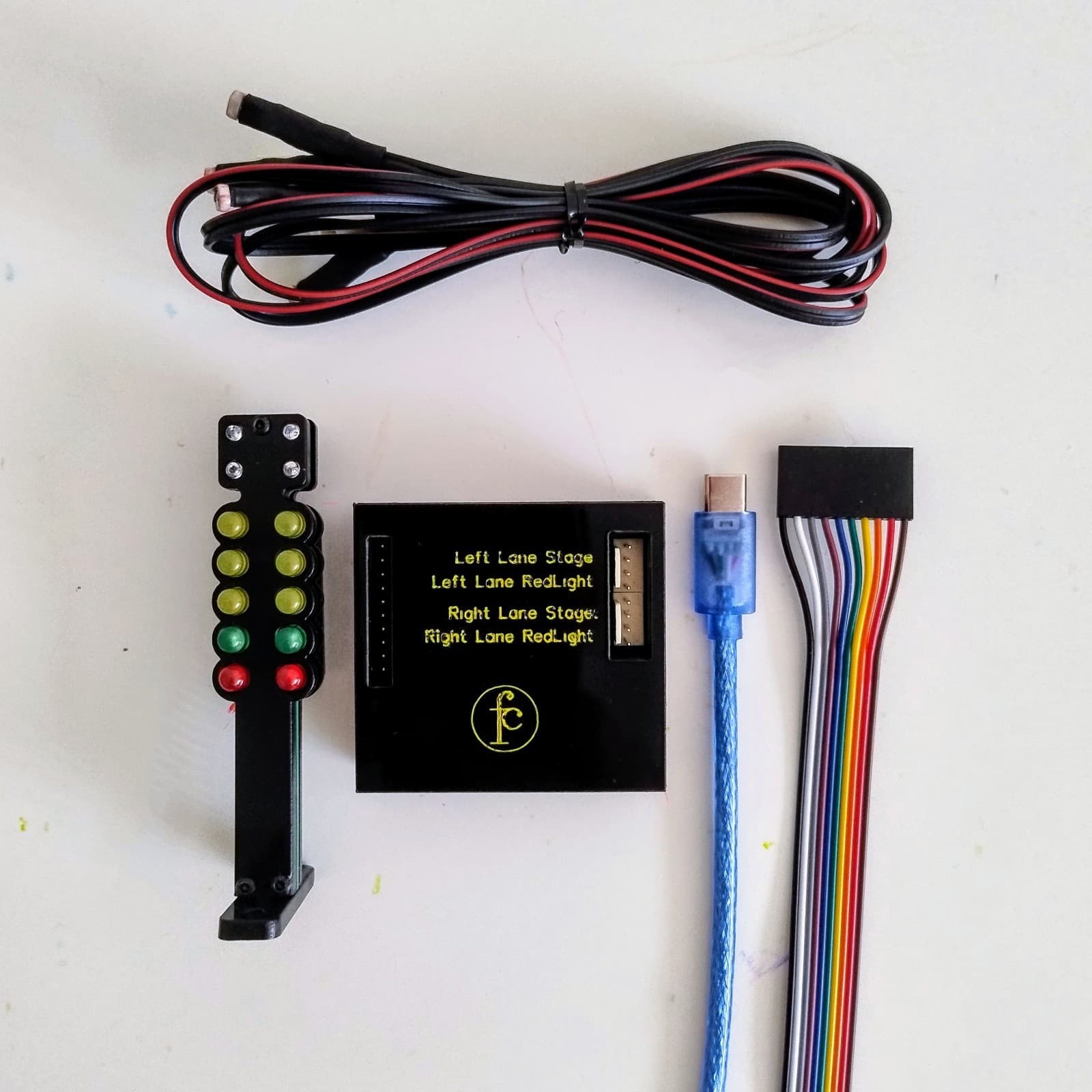 Slot Car Drag Racing System. (Sportsman's Tree) All Scale Compatible. 3