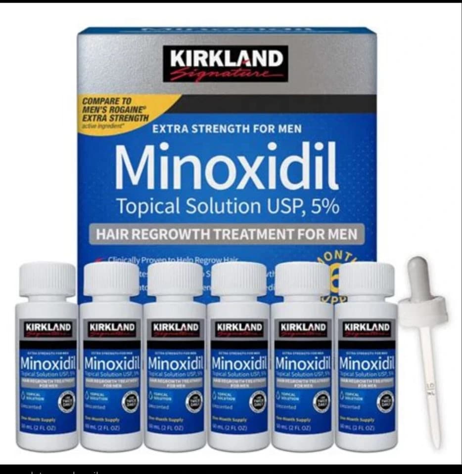 Kirkland Minoxidil 5% Extra Strength Men 6 Month Supply Hair Regrowth Solution 5