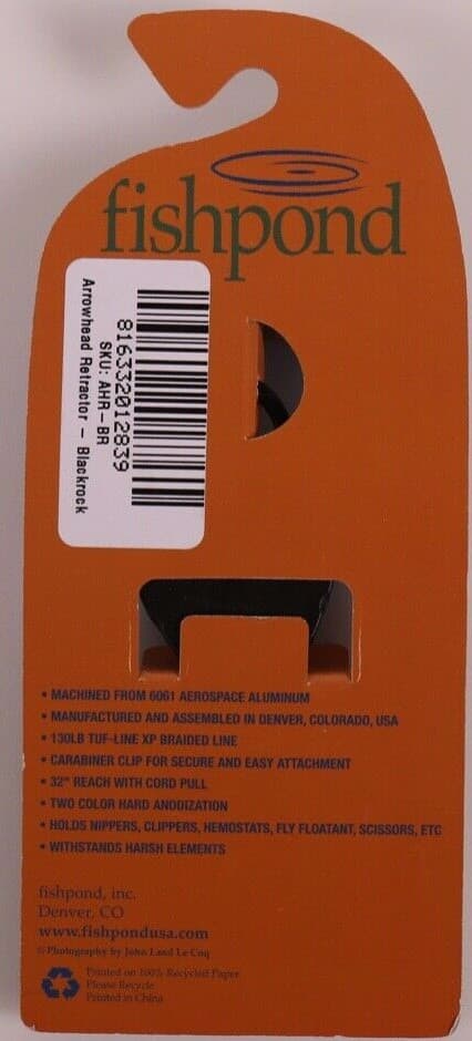 Fishpond Arrowhead Retractor - Black - FREE SHIPPING 2