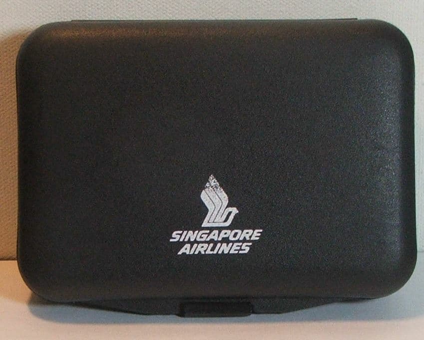 Singapore Airlines RARE Stationary Kit 1980s 1st Class Amenity Complete Unused 4