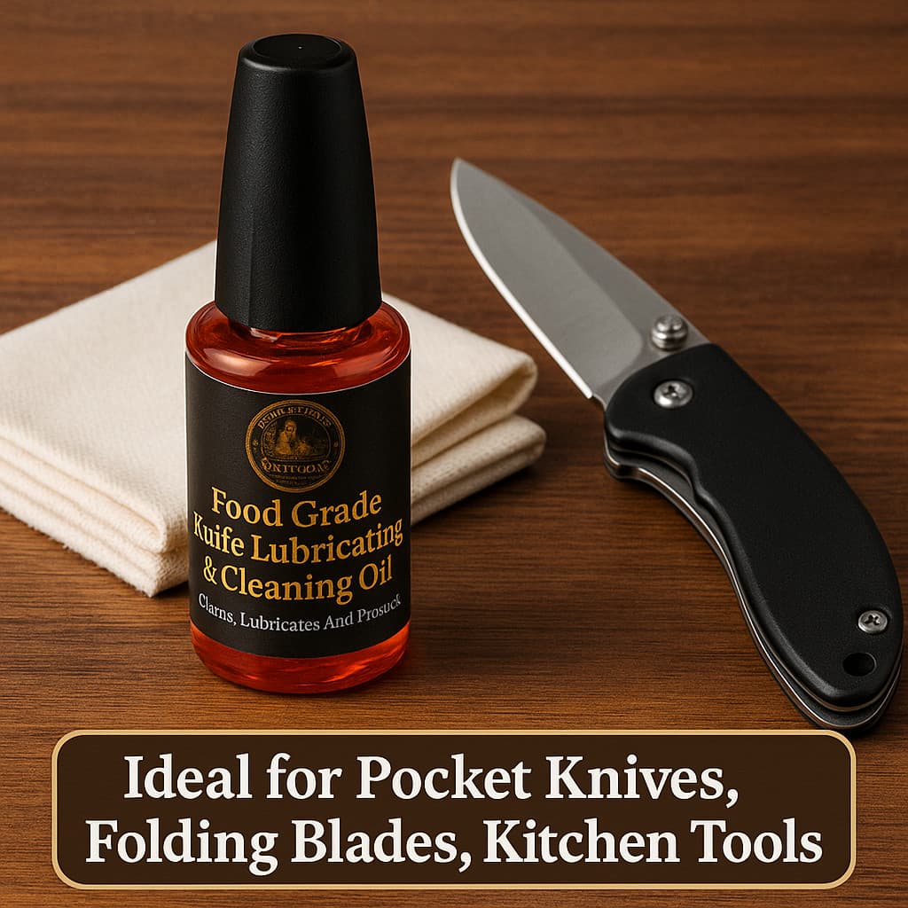 Knife Pivot Lube / Food Grade Knife Blade Cleaning and Lubricating Oil 5