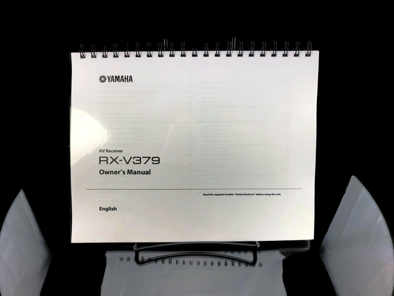Yamaha RX-V379 AV Receiver Manual Instructions User Guide Reprint