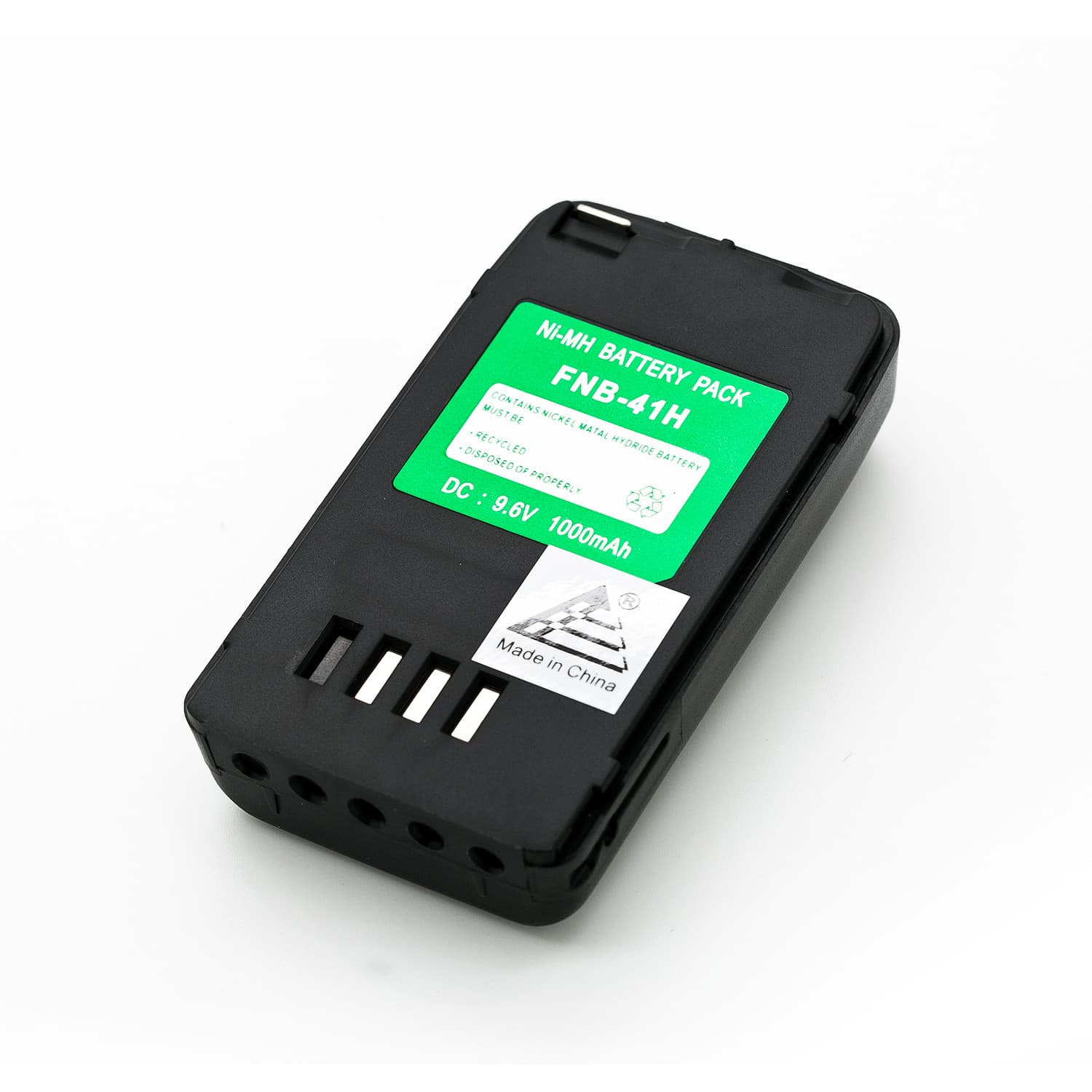 2x 9.6V 1000mAh NiMh battery for Yaesu Vertex FNB-41, FNB-42, FT-40, VXA-100 4