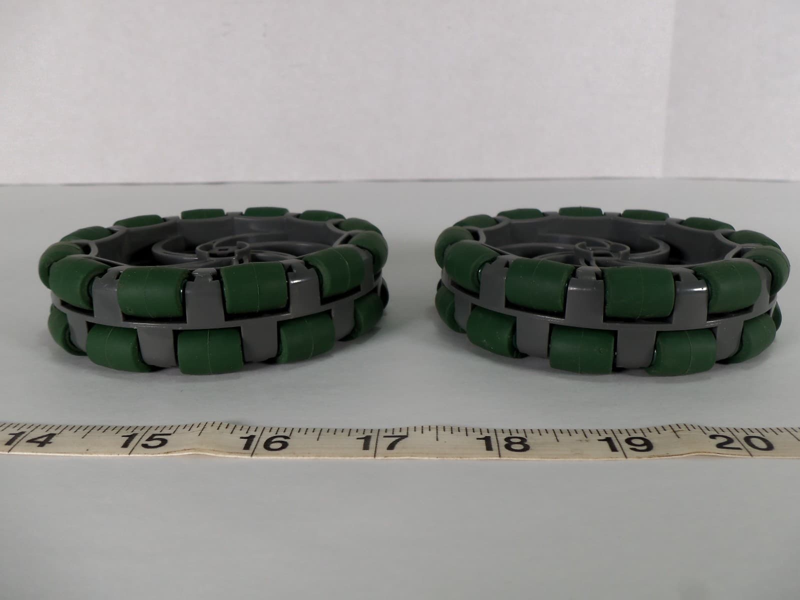 Lot of 2 Vex 4" Omni-Directional Wheel Green Robots Robotics Battle Bots 4