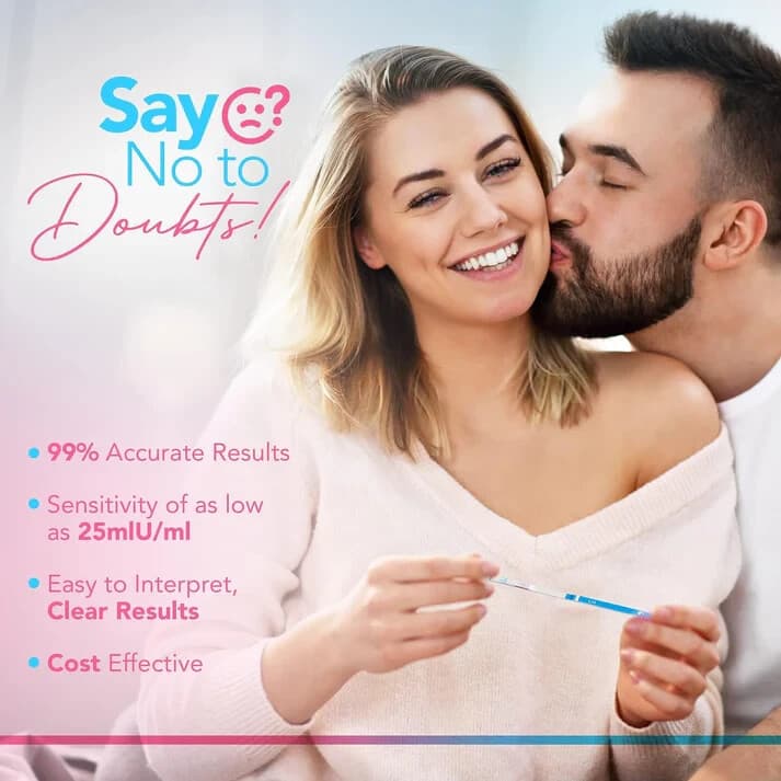 Clinical Guard Pack 100 Ovulation Test Strips LH + 20 Pregnancy Test Strips HCG 6