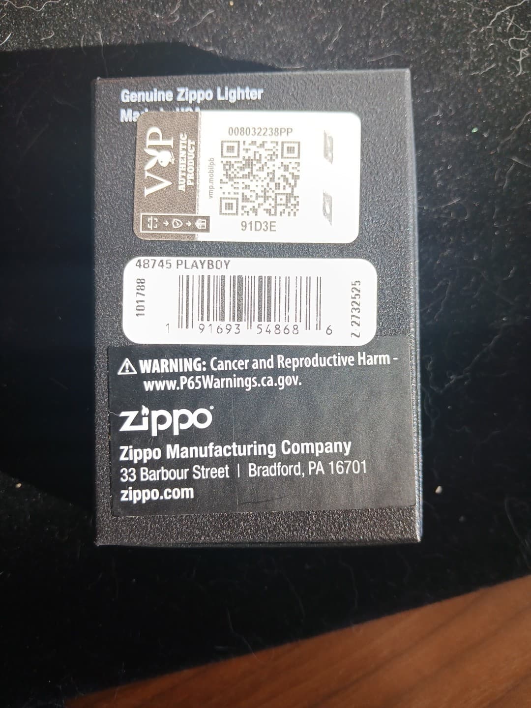 Zippo Playboy Dream Bunny Logo Design Navy Light Blue Matte Water Lighter NEW 90 5