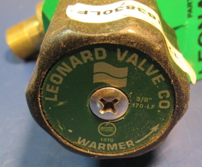 Leonard Valve Co 3/8'' 170-LF Mixing Valve  1070 4