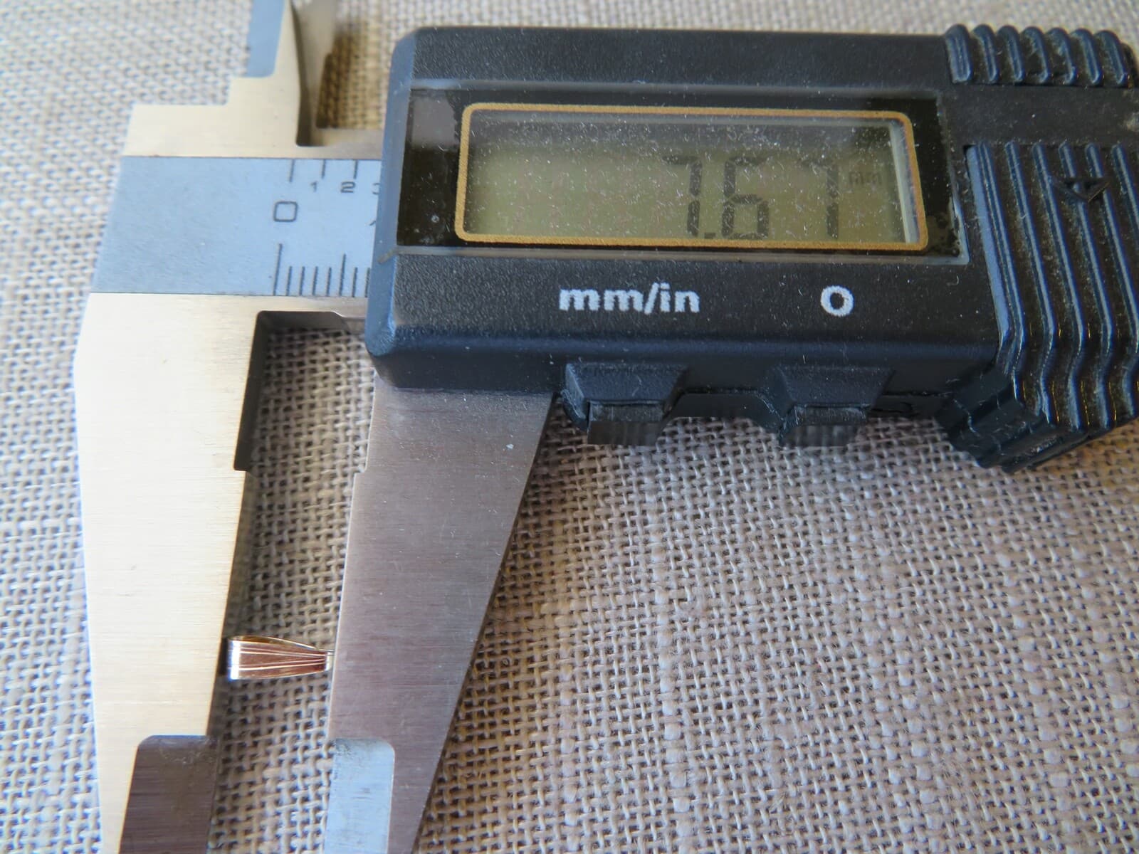 Medium 14k Solid Y. Gold Locket-Bail Clasp Bail Connector Snap-on Bail 7.7x2.5mm 4