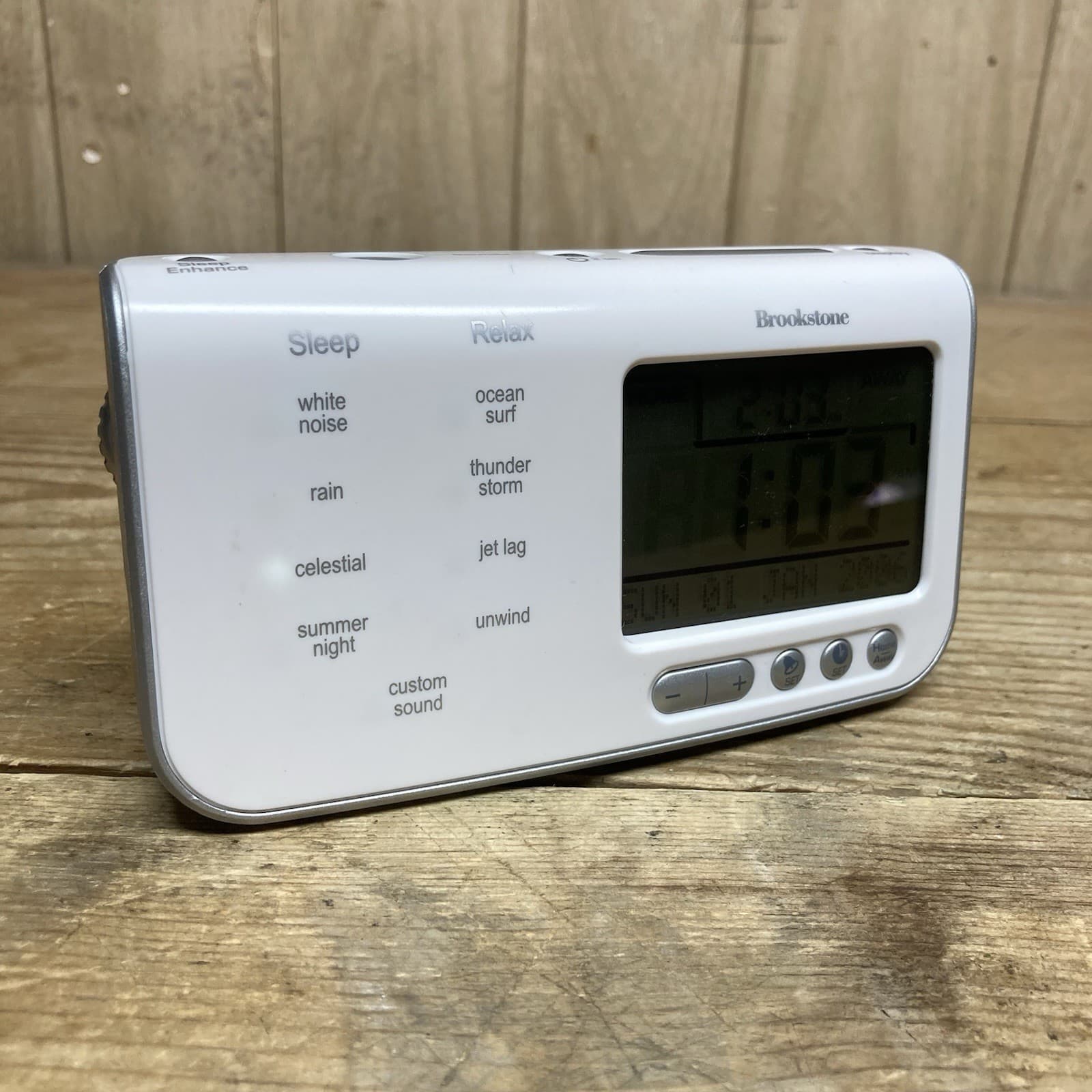 Retired Brookstone Travel Tranquil Moments Alarm Clock Sleep Sounds (590877) 2