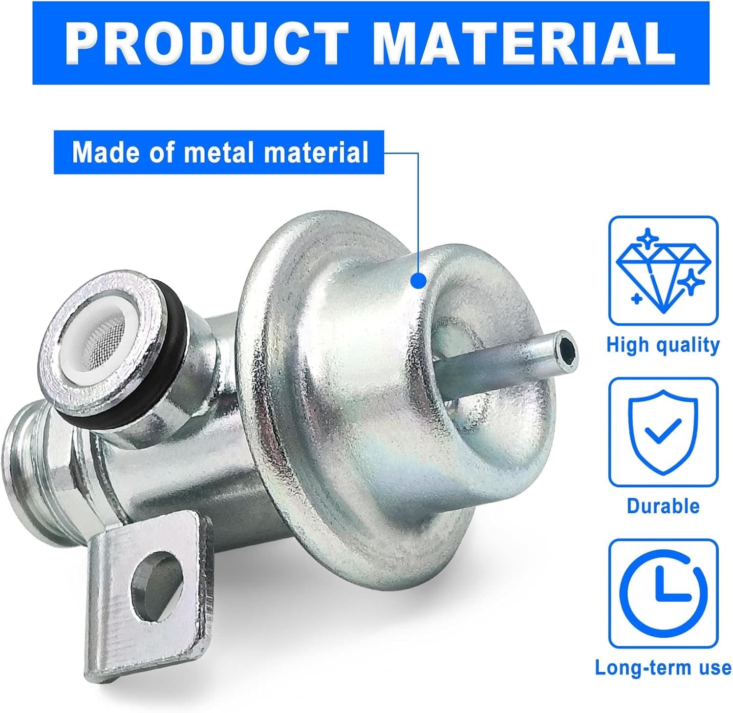 Fuel Injection Pressure Regulator 17113622 17120440 Compatible with GM Chevy Tra 6