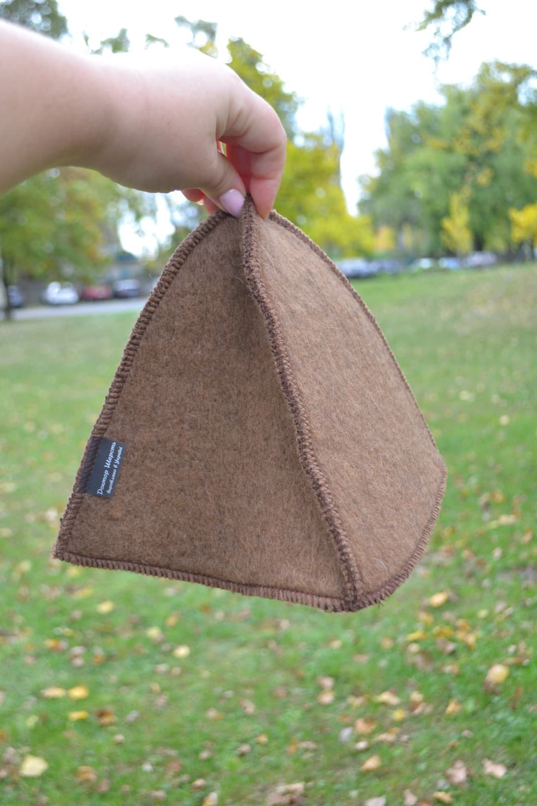 Sauna Hat Soft Camel Wool, Natural Heat Protection 4