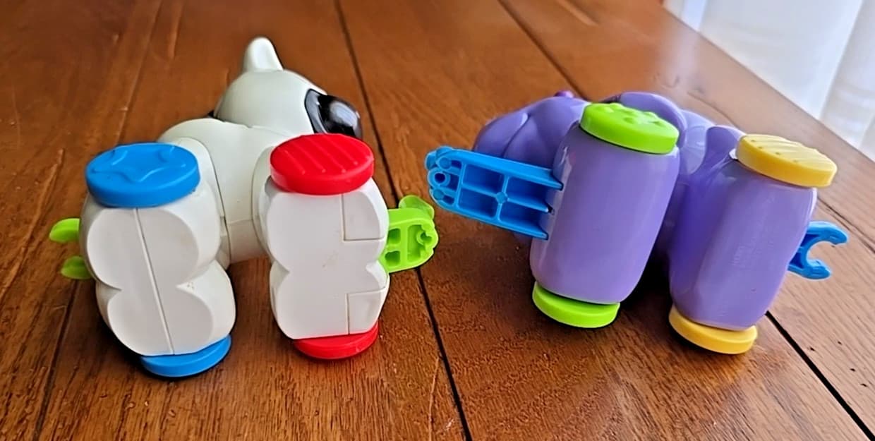 Fisher Price Amazing Animals Baby Train Giraffe Zebra on Wheels Replacement Toys 5