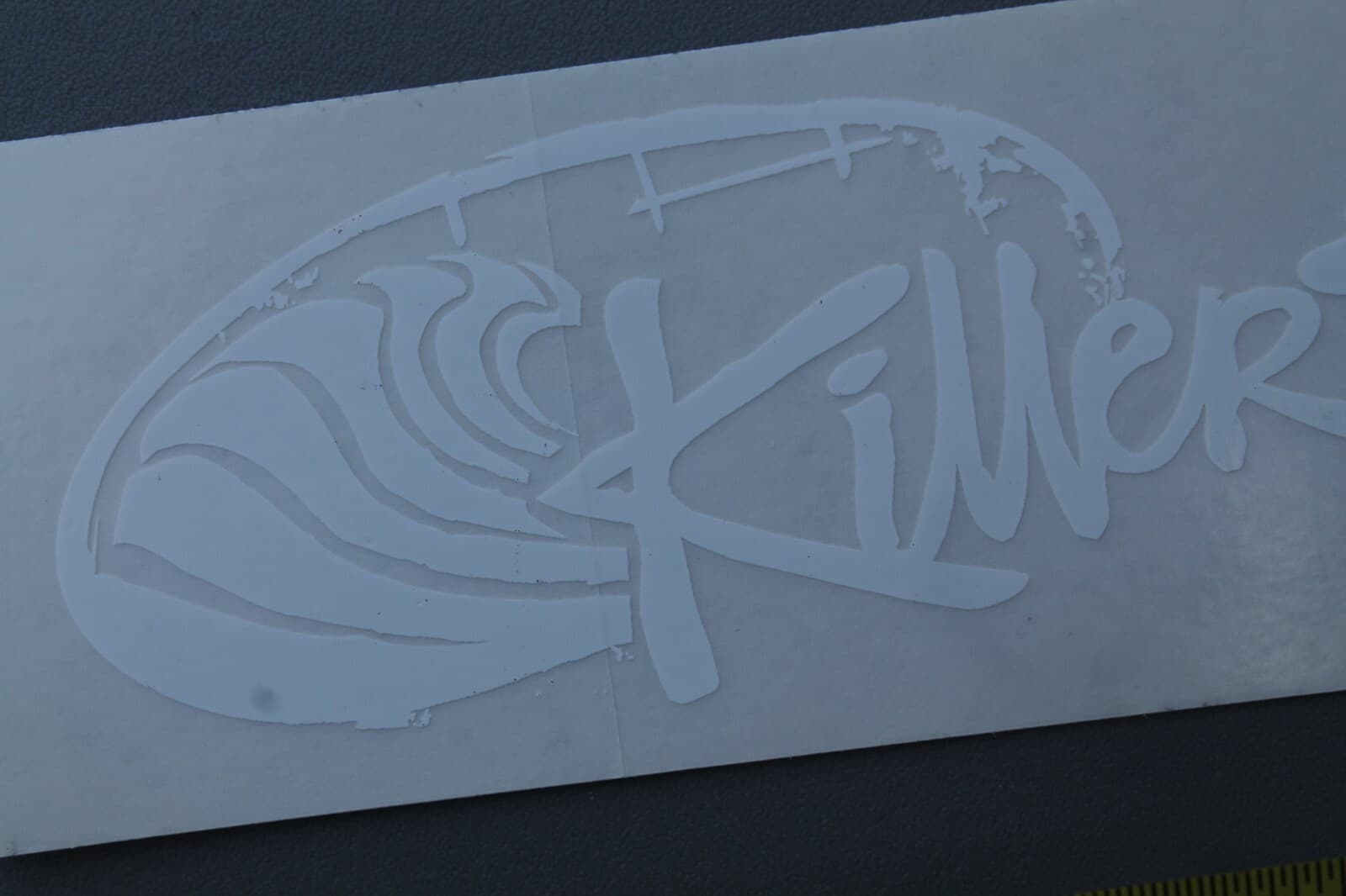 Killer Dana Surf Shop Clear White Point Surfboards V71B Vintage Surfing STICKER 3