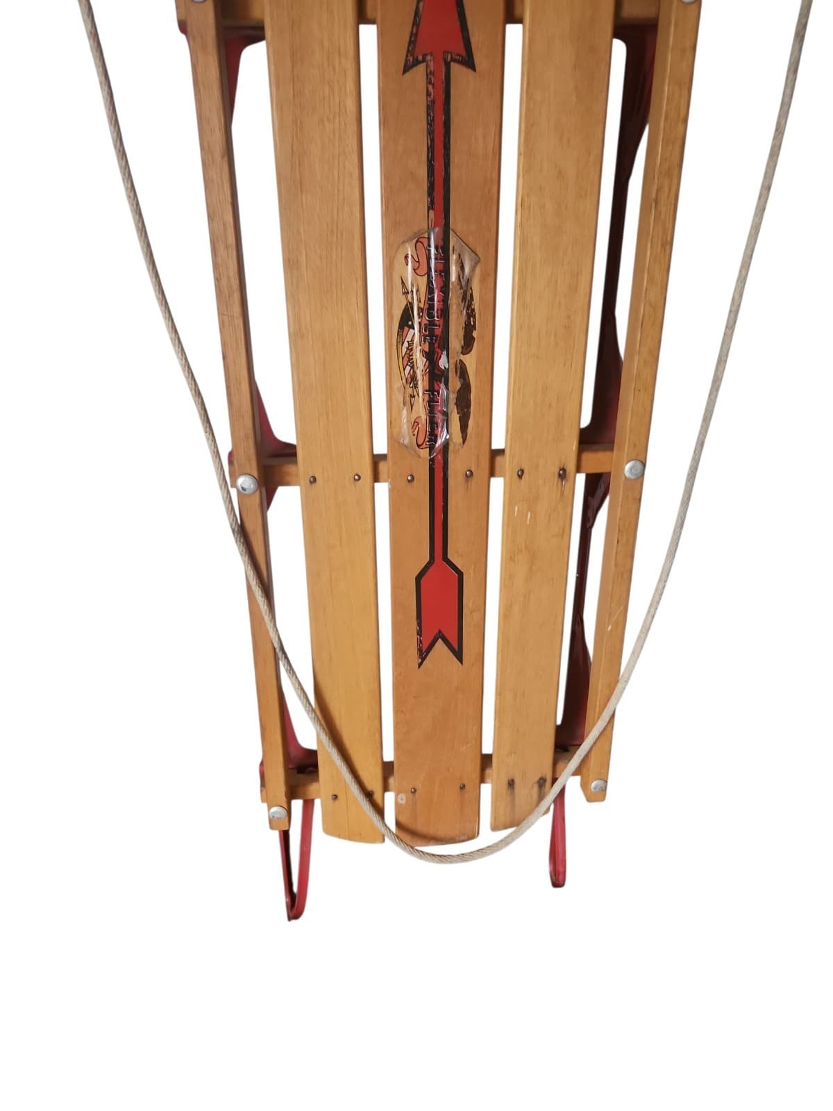 Vintage Flexible Flyer III Wooden Snow Sled – Classic Winter Collectible 3