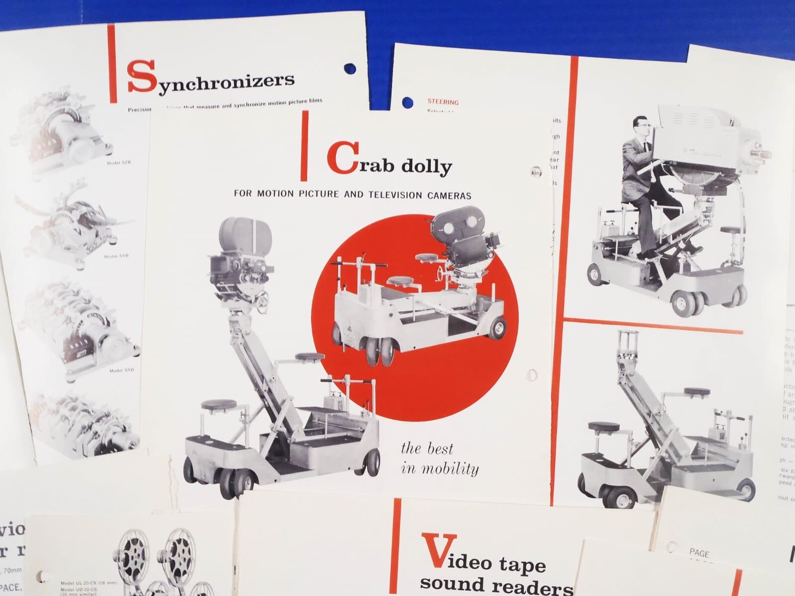 1966 MOVIOLA Film Editing Equipment Brochures & HOLLYWOOD STUDIO Prices zp 3