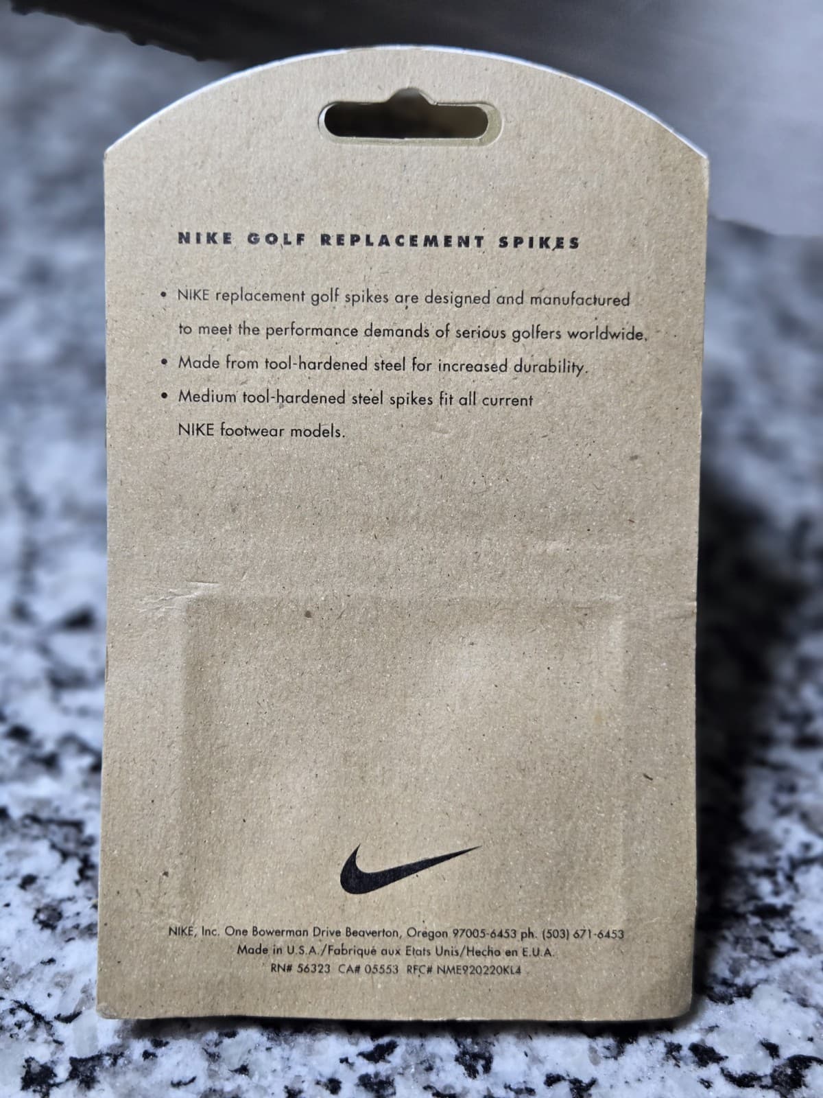 Vintage Nike Replacement Spikes Medium Tool Hardened Steel Spikes Made In USA 4