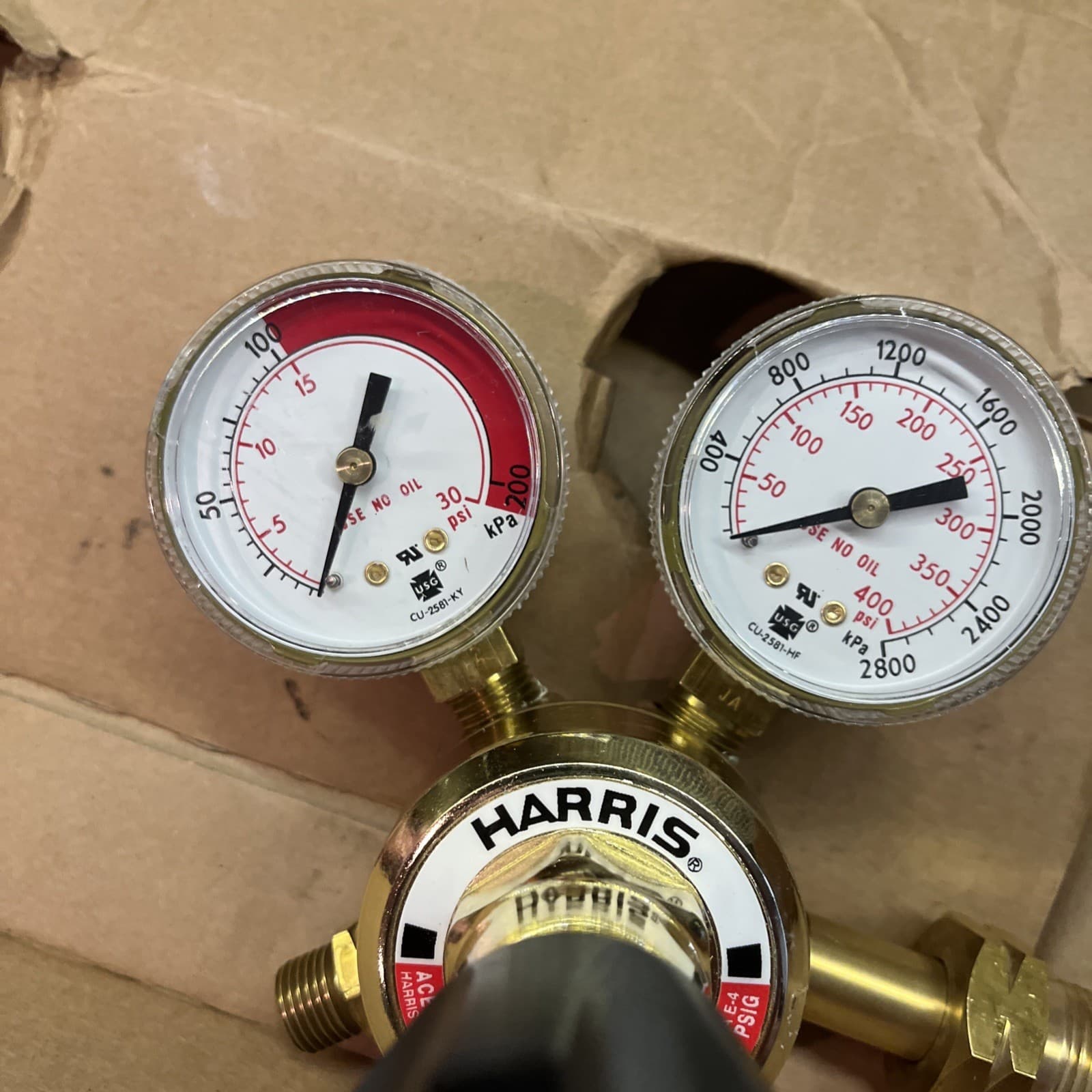 Harris 3002193 Model 801-15-510 Single-Stage Pressure Regulator 4