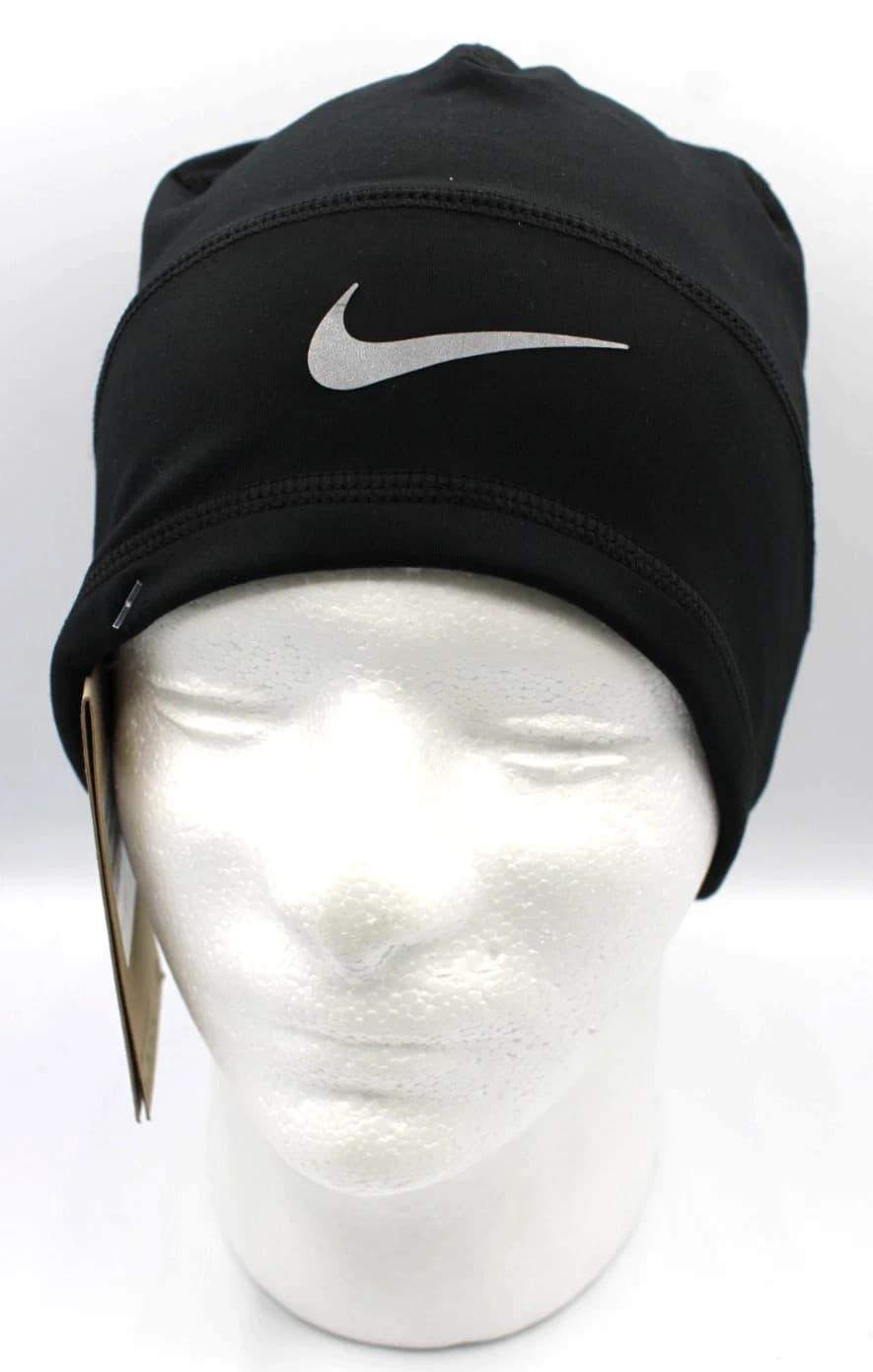 Nike Dri-Fit Hat Terra Beanie Adult Black/Silver/Black 3