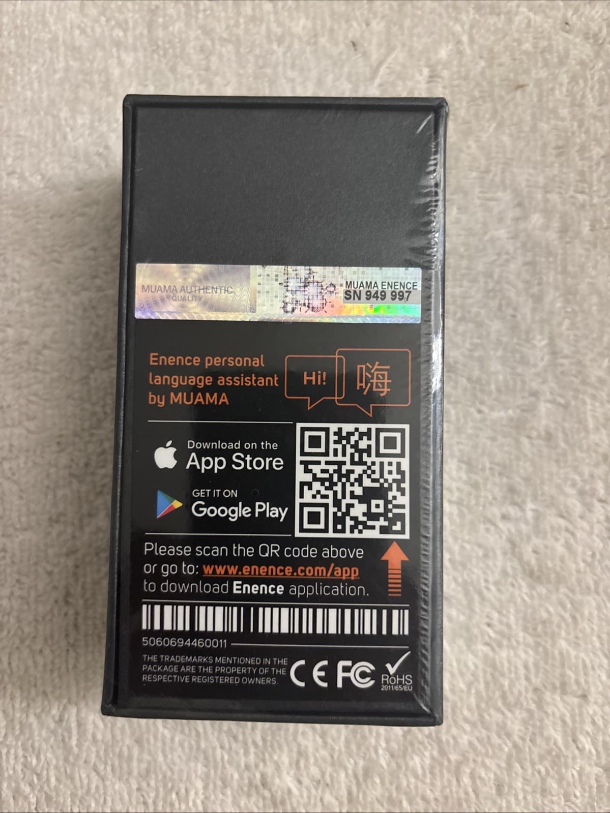 Muama Enence Instant Translator Handheld Personal Language Assistant. Sealed 2