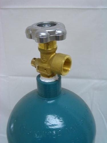 40 cu/ft Argon-Nitrogen-Helium Welding Gas Cylinder Tank CGA 580 -EMPTY 2