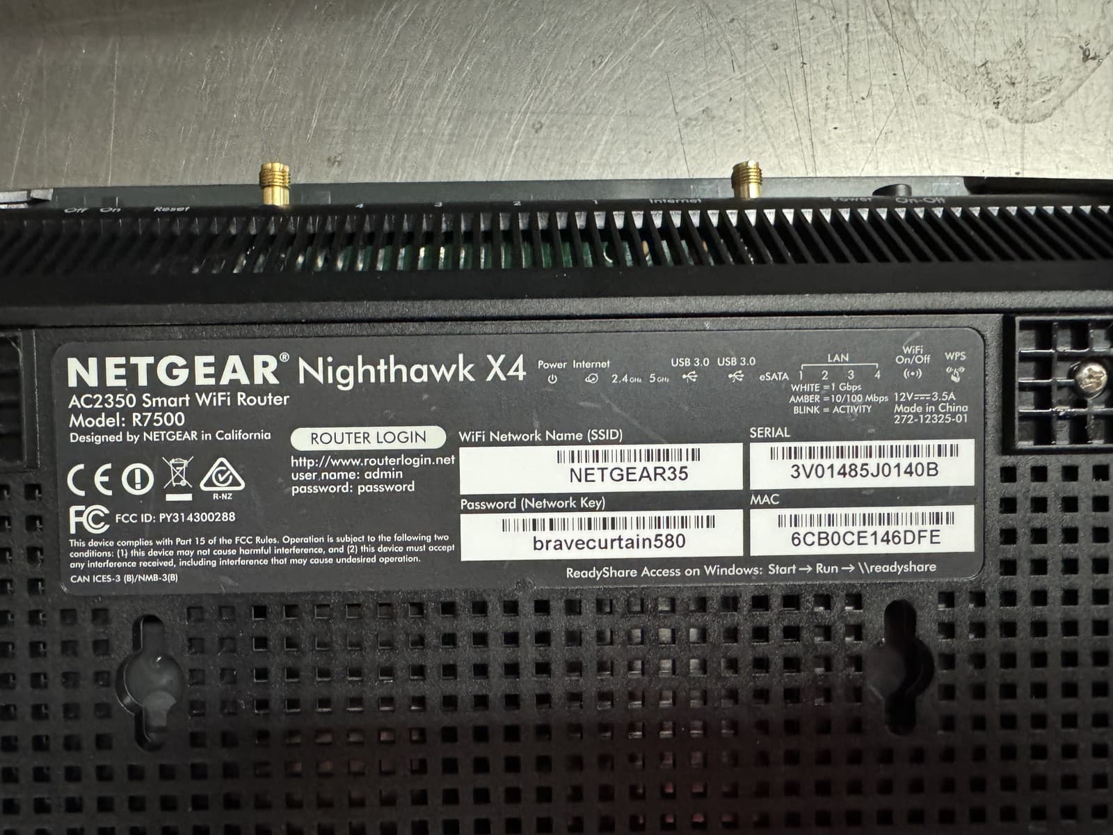 Netgear Nighthawk X4 AC2350 Smart Wi-Fi Router 4