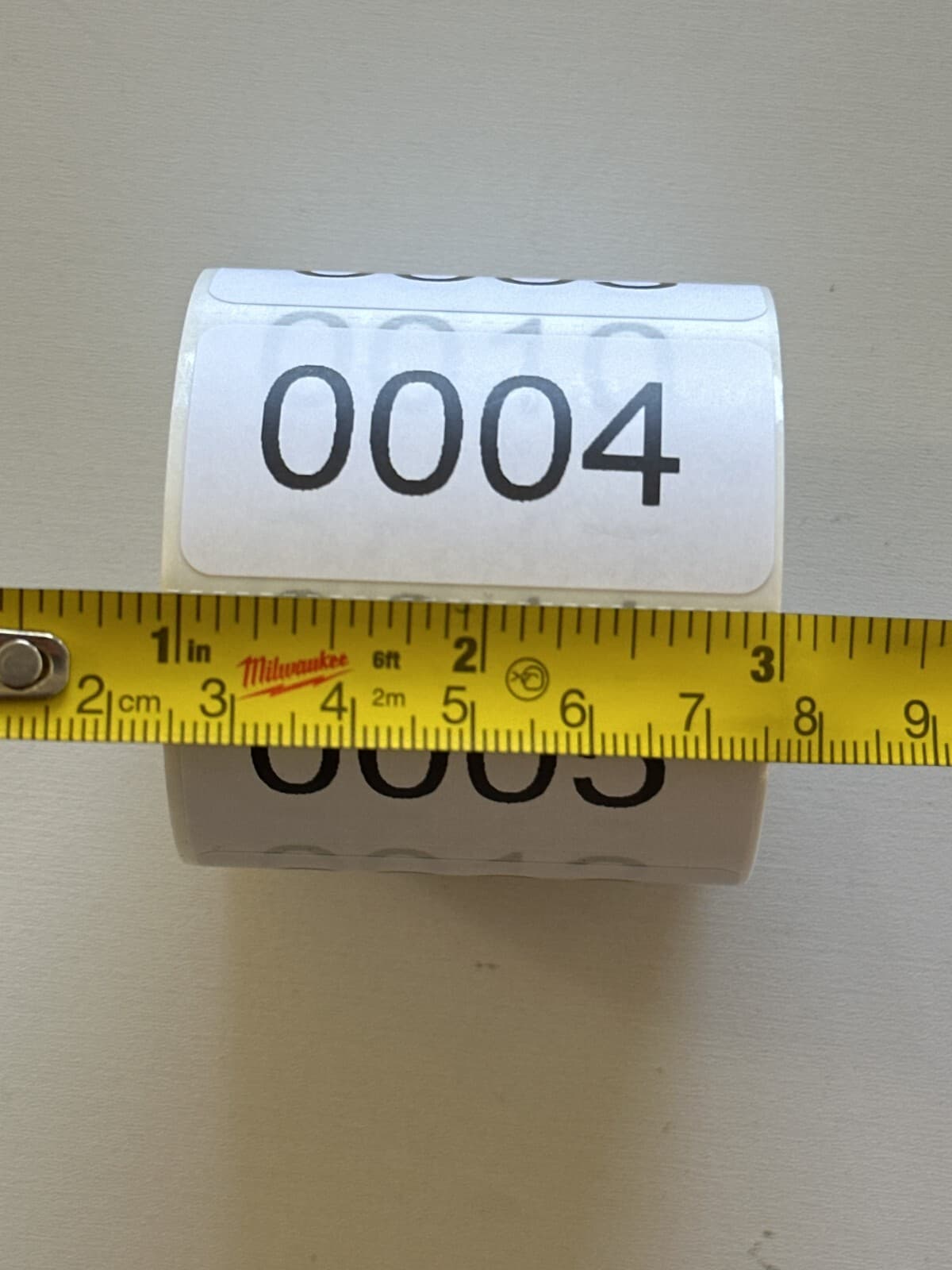 500 Labels Consecutive Number Inventory Stickers Labels 2" x 1" Customize 3