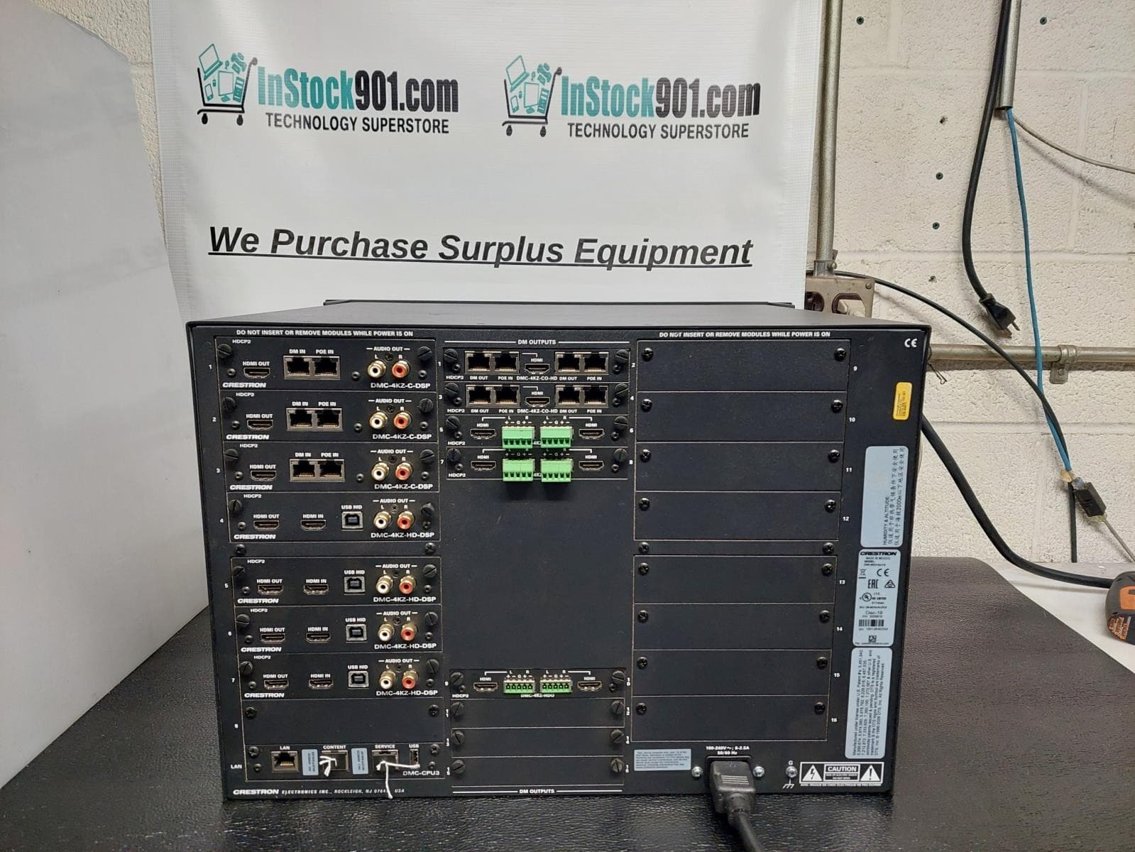 Crestron DM-MD16X16-CPU3 Digital Media Switcher