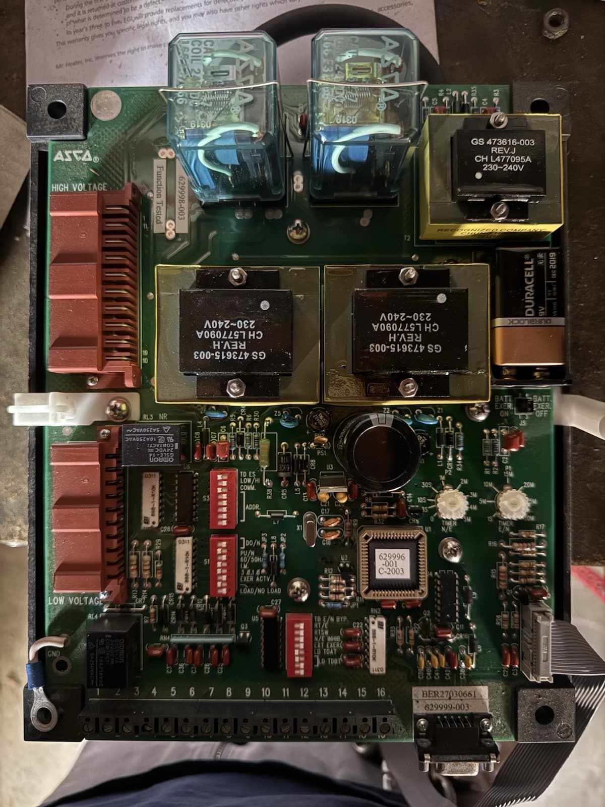 ASCO A300220061C 200 Amp 240V 300 Series Automatic Transfer Switch 200A 240 V 2