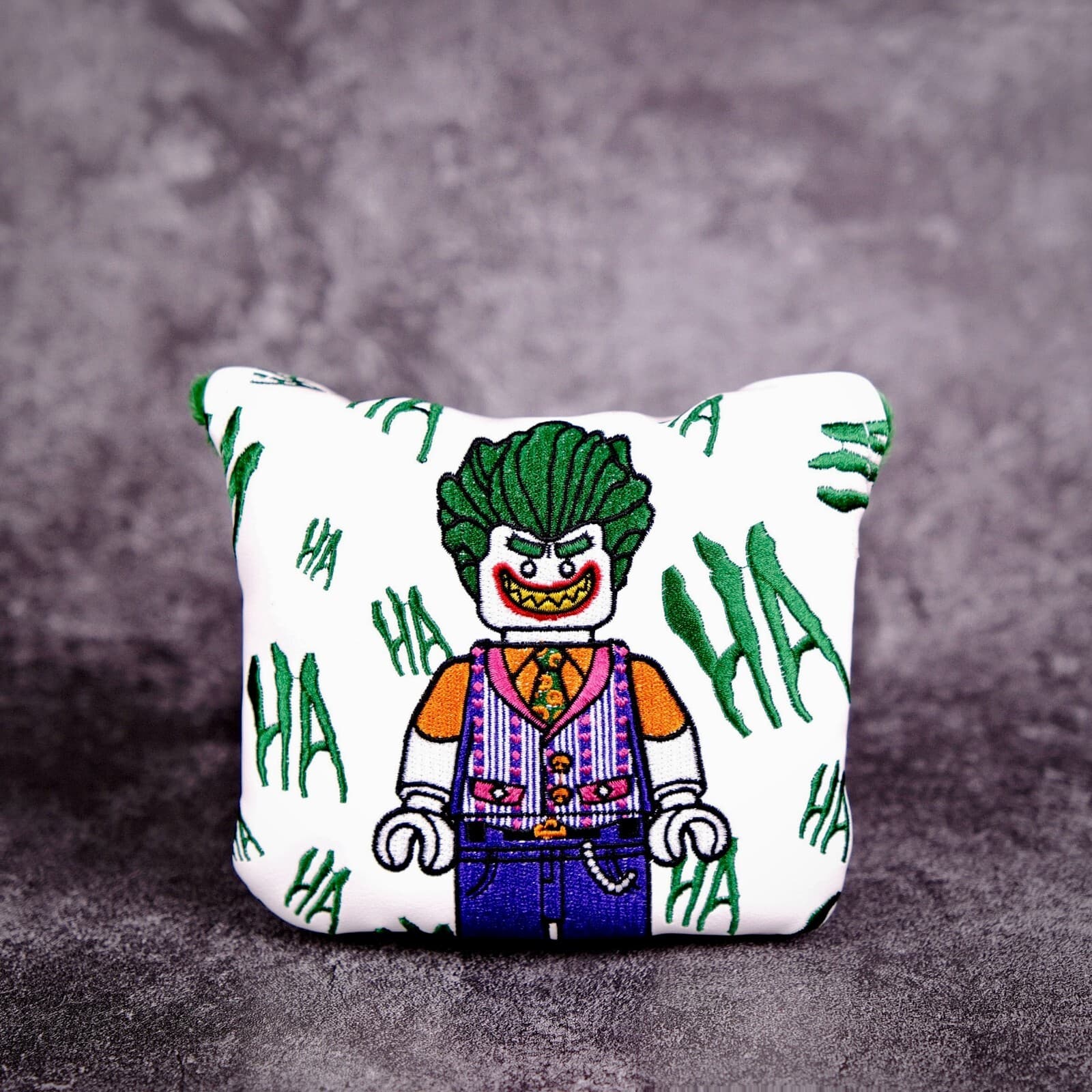 Magnetic Mini "Gotham" Joker Golf Mallet Putter Headcover Fit Taylormade Spider