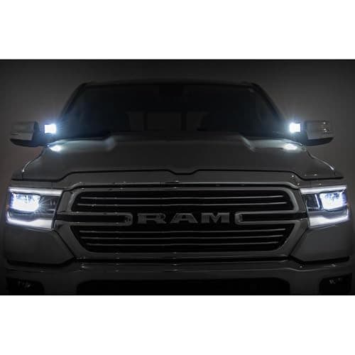  Dual 2" LED Ditch Light Kit for Ram 1500 (2019-2025) Truck - 60W Spot Beams,  5