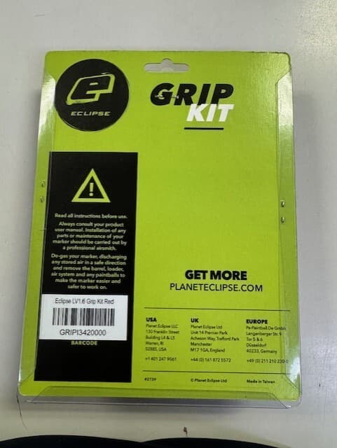 NEW Planet Eclipse Ego LV1.6/LV1.5/LVR/LV1.1/LV1 Colored Grip Kits - Red 5