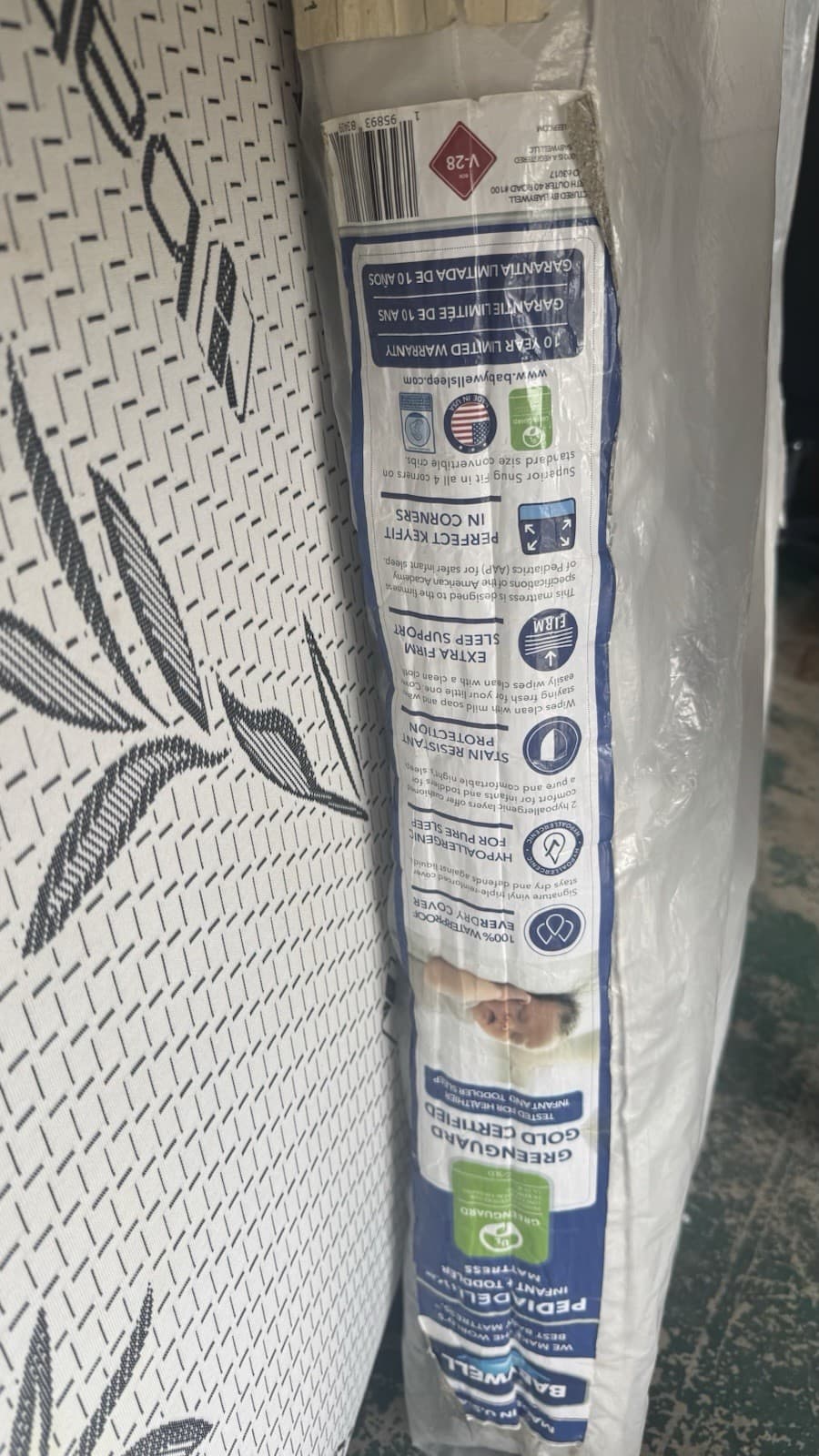 Sealy Pedia Deluxe Crib & Toddler Mattress – Waterproof – NEW in Plastic 2