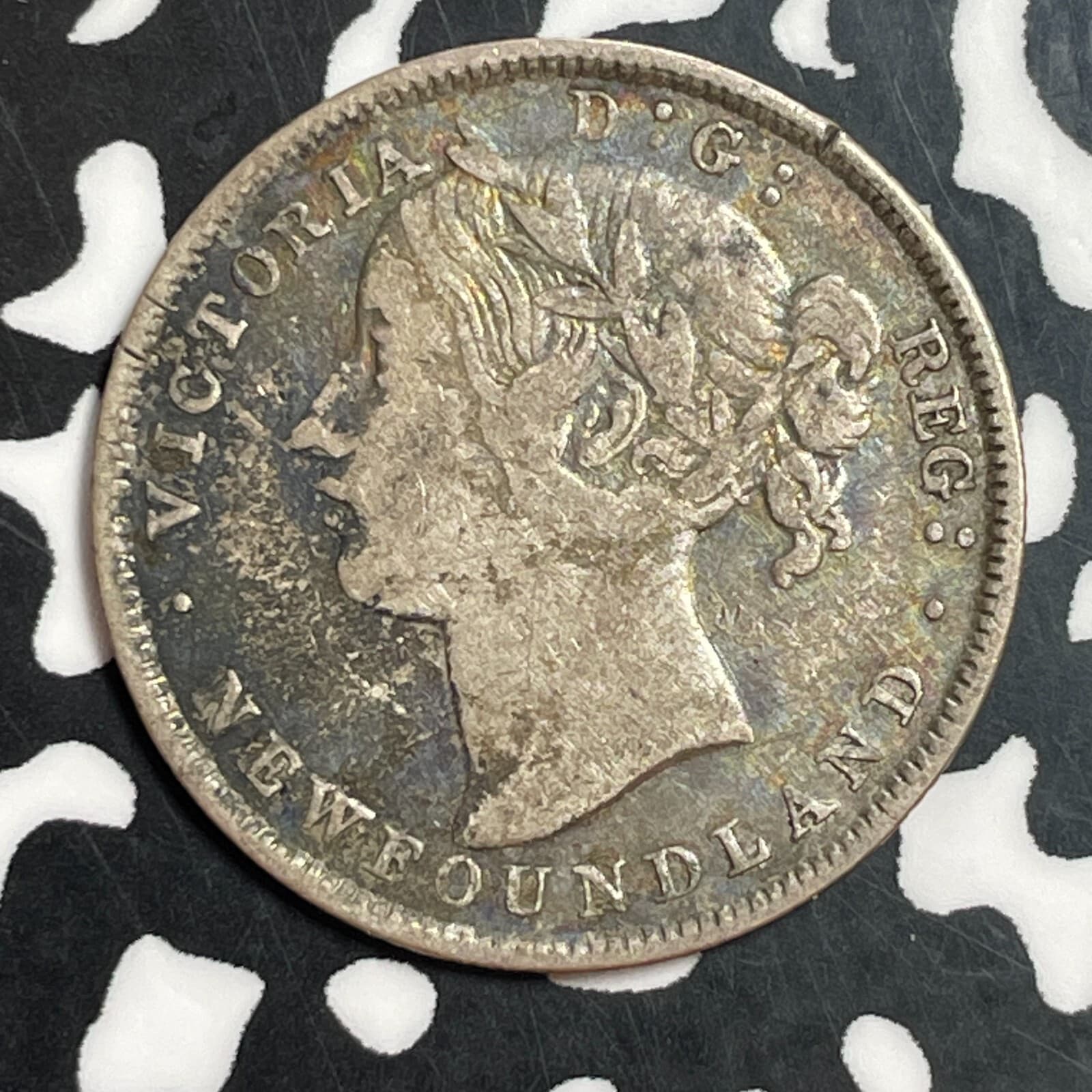 1870 Newfoundland 20 Cents Lot#T2341 Silver! Better Date