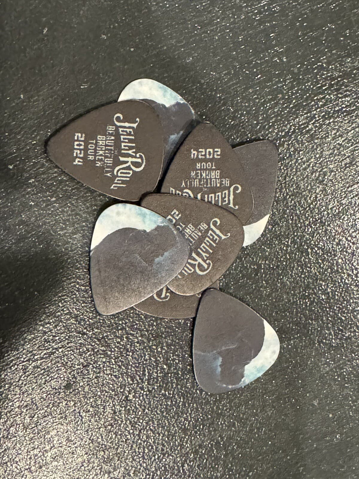 Jelly Roll - Beautifully Broken 2024 Tour Collectible Guitar Pick 2