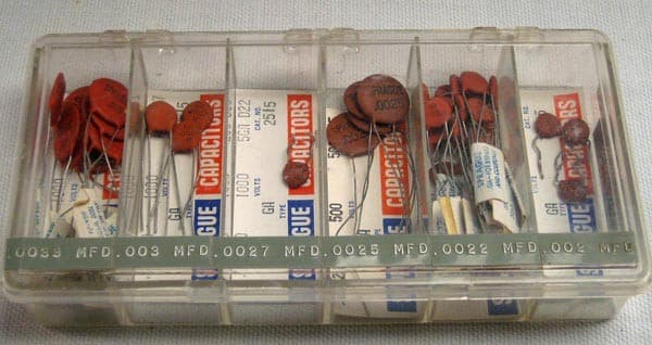 Sprague Capacitors VTG NOS/Reclaim 40Pc Lot Ceramic Disc 5GA-D33,D27,D25,D22,D20