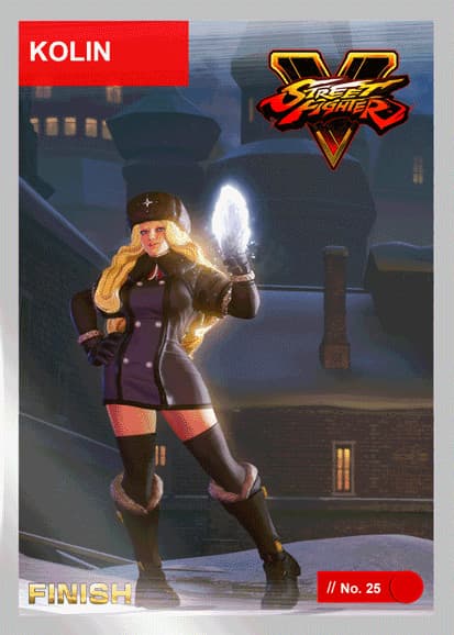 Kolin (power 1) FOIL - 2021 Street Fighter NFT Series 1 - MINT# 2,102