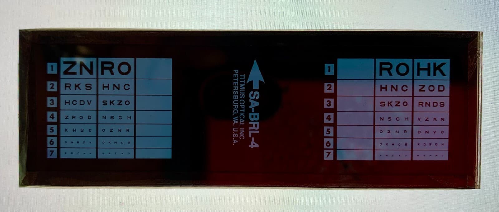 Titmus Vision Screener Slides - several, see description- $25 each or $75 for al 6