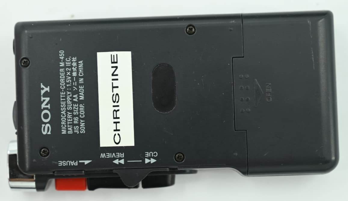 Sony M-450 Microcassette Handheld Voice Recorder 3