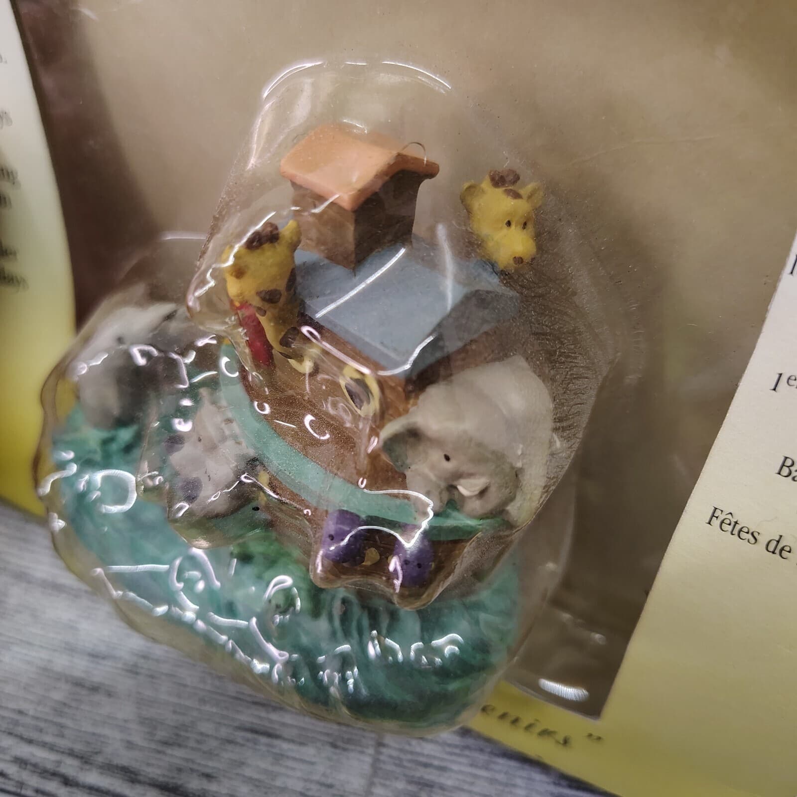 Wilton NOAHS ARK SPECIAL MEMORIES Keepsake Resin Cake Decoration Cake Topper NEW 3