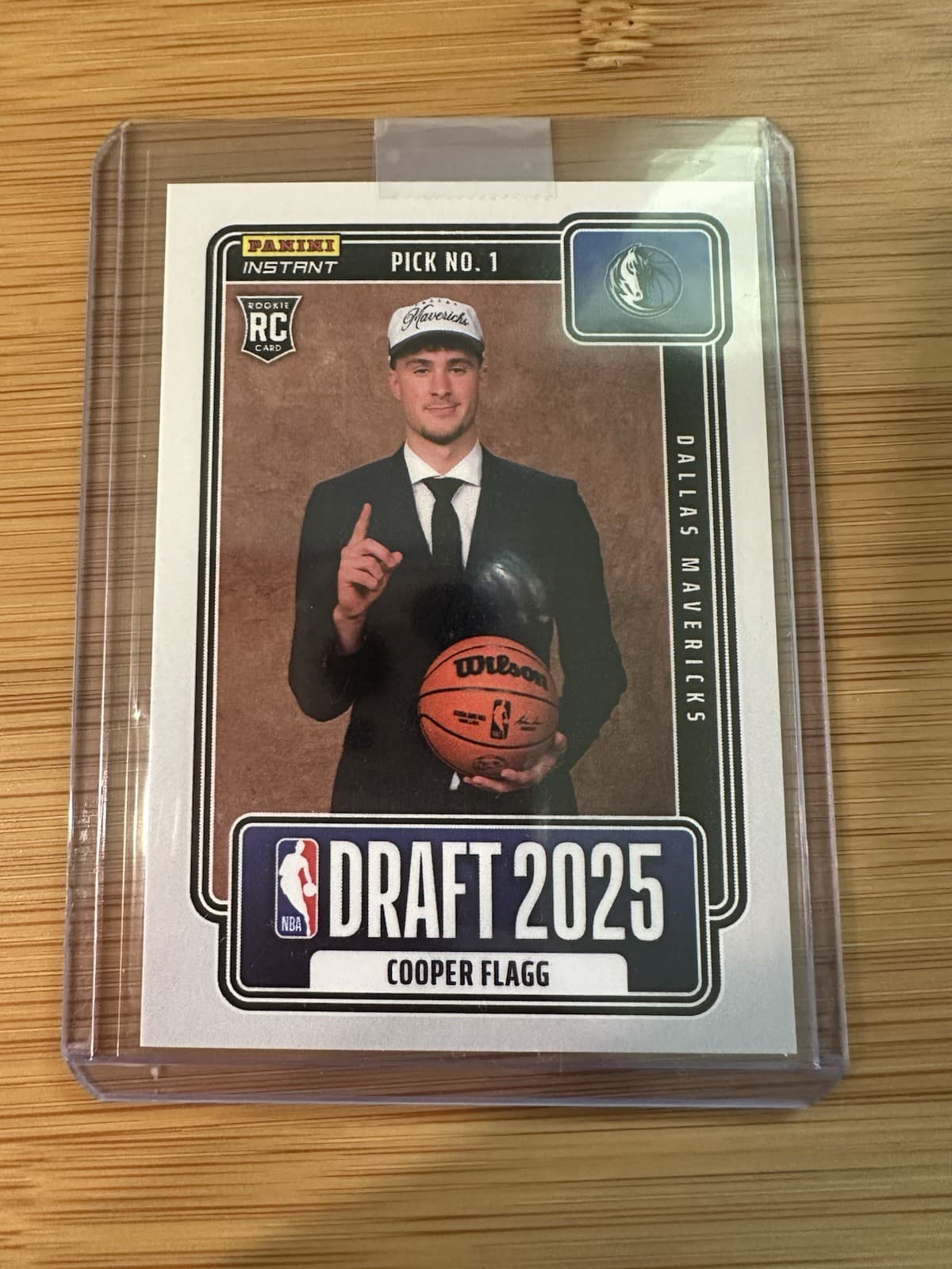 2025-26 Panini Instant NBA Draft Night Cooper Flagg #1 RC Rookie Card /68380