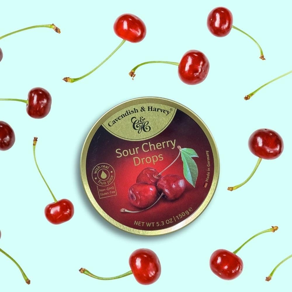 | Sour Cherry Hard Candy Drops | 5.3 Ounce Tin 4