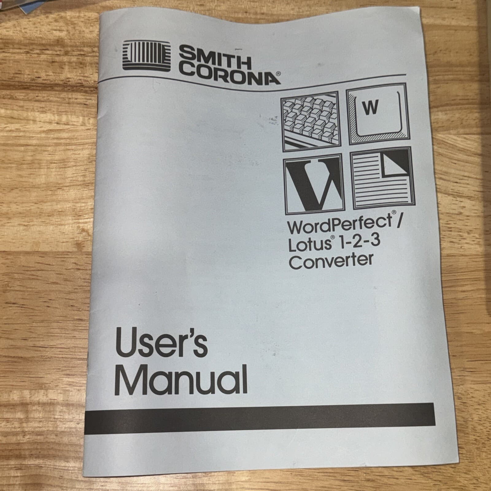 Smith Corona Users Manual WordPerfect Lotus Converter SEE PICS For Model Numbers
